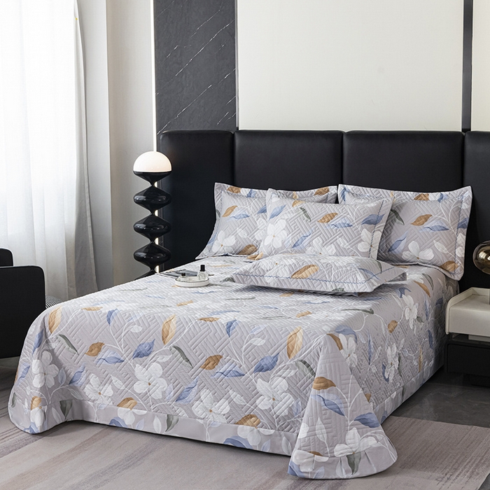 91家纺网 家纺一手货源 找家纺 OL家纺 2025新款13376全棉印花床盖四件套 丽斐