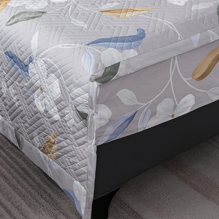 91家纺网 家纺一手货源 找家纺 OL家纺 2025新款13376全棉印花床盖四件套 丽斐