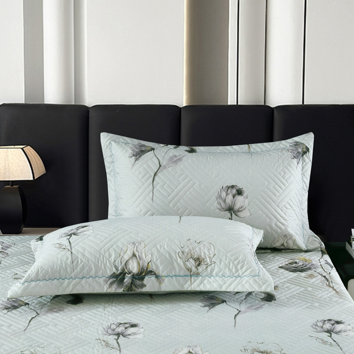 91家纺网 家纺一手货源 找家纺 OL家纺 2025新款13376全棉印花床盖四件套 逐梦