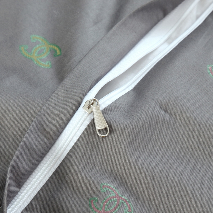 91家纺网 家纺一手货源 找家纺 OL家纺 2025新款13376全棉印花床盖四件套 欧风丽影-灰