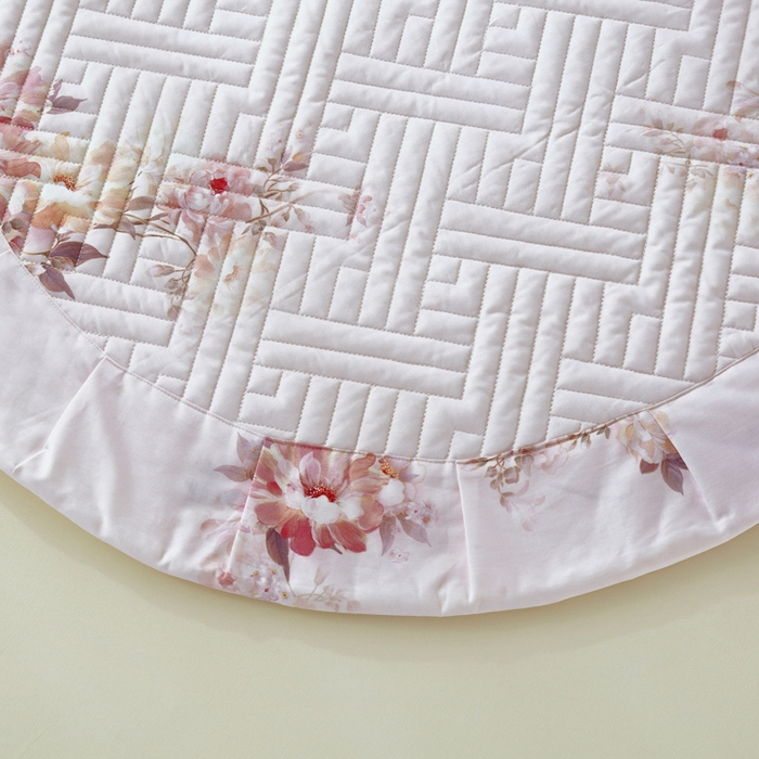 91家纺网 家纺一手货源 找家纺 OL家纺 2025新款13376全棉印花床盖四件套 舜华