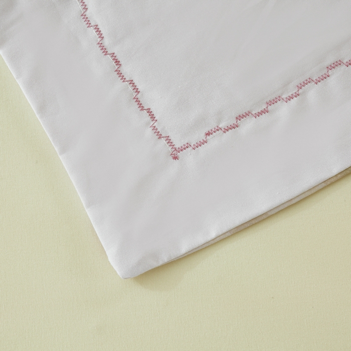 91家纺网 家纺一手货源 找家纺 OL家纺 2025新款13376全棉印花床盖四件套 桃枝夭夭-绿