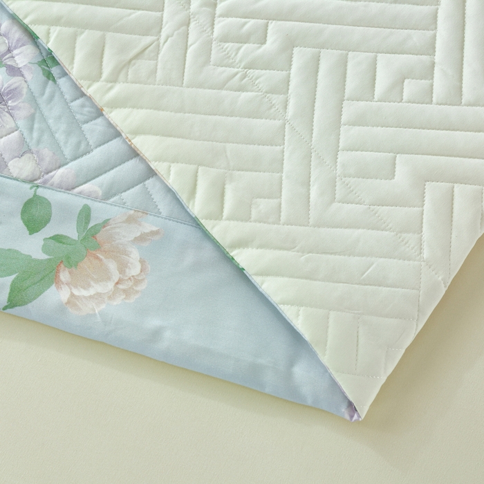 91家纺网 家纺一手货源 找家纺 OL家纺 2025新款13376全棉印花床盖四件套 月色