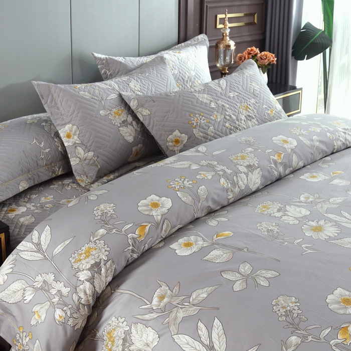 91家纺网 家纺一手货源 找家纺 OL家纺 2025新款13376全棉印花床盖四件套 魅资