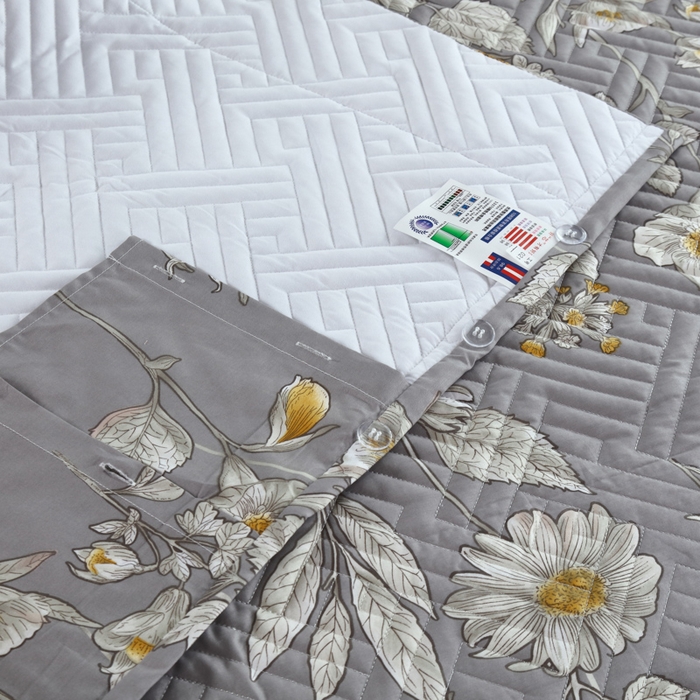 91家纺网 家纺一手货源 找家纺 OL家纺 2025新款13376全棉印花床盖四件套 魅资