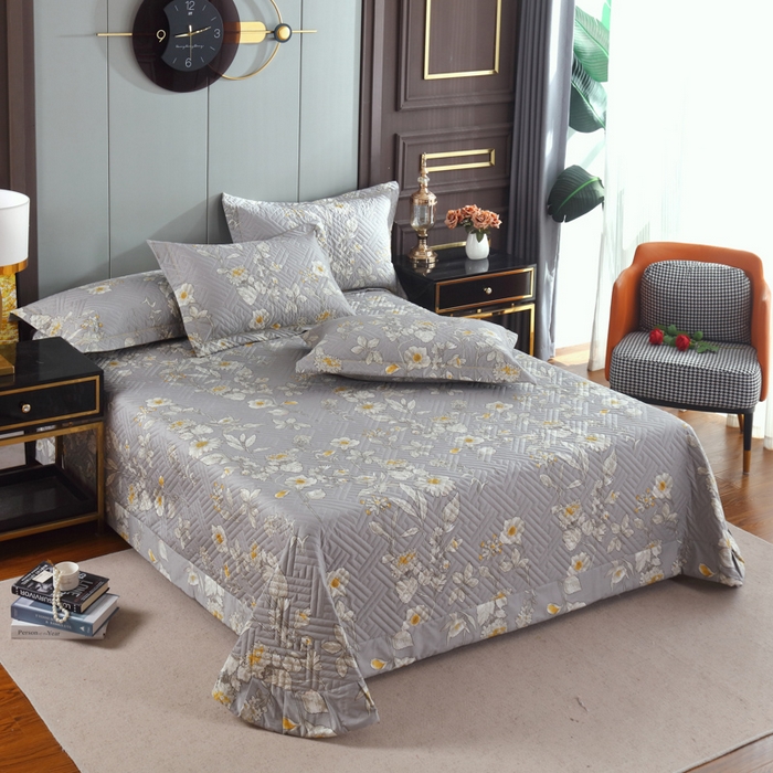 91家纺网 家纺一手货源 找家纺 OL家纺 2025新款13376全棉印花床盖四件套 魅资