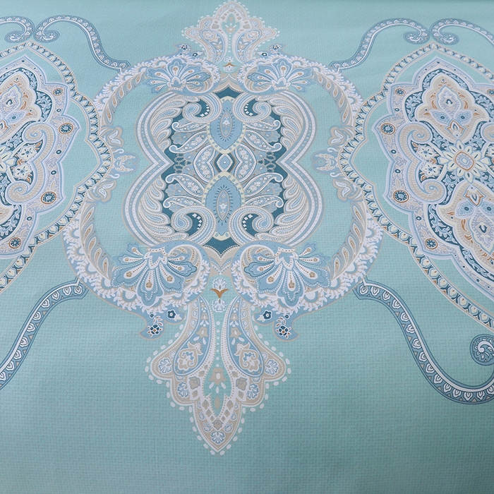 91家纺网 家纺一手货源 找家纺 OL家纺 2025新款13376全棉印花床盖四件套 伊利亚