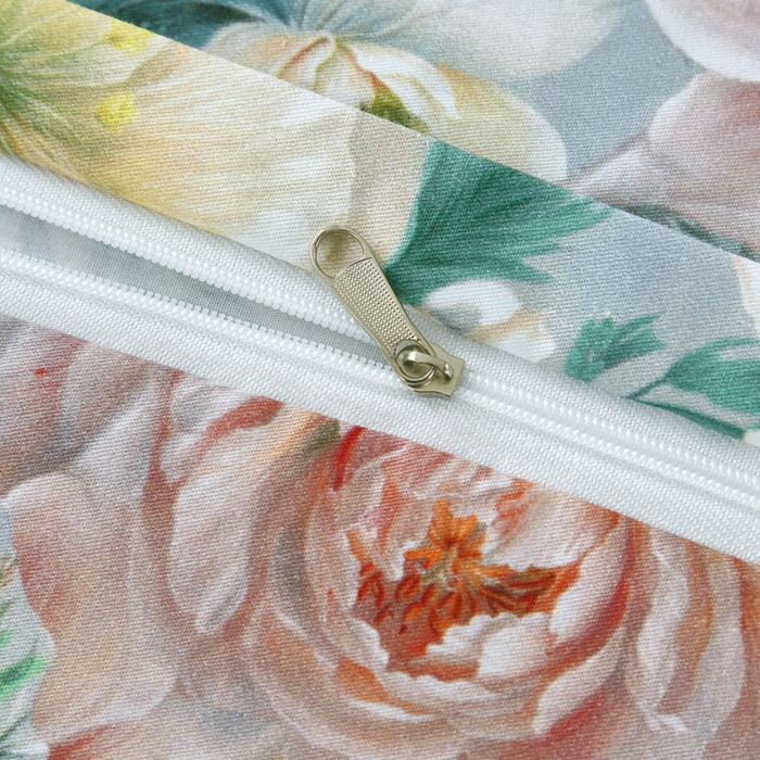 91家纺网 家纺一手货源 找家纺 OL家纺 2025新款13376全棉印花床盖四件套 莫奈