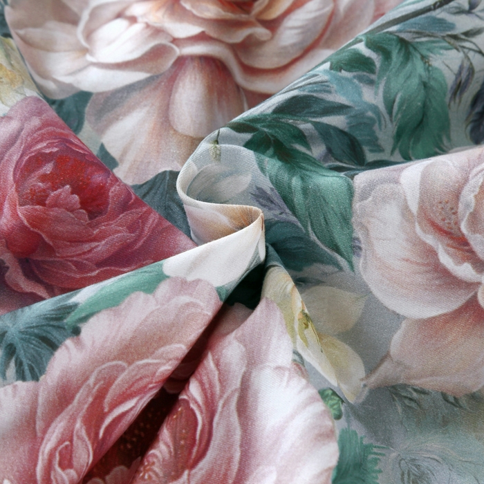 91家纺网 家纺一手货源 找家纺 OL家纺 2025新款13376全棉印花床盖三件套 莫奈