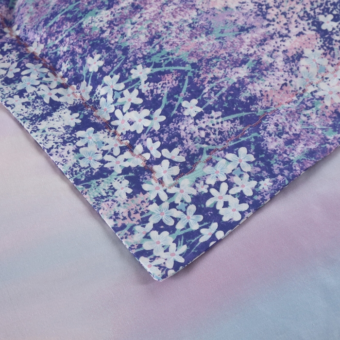 91家纺网 家纺一手货源 找家纺 OL家纺 2025新款13376全棉印花床盖三件套 普罗旺斯