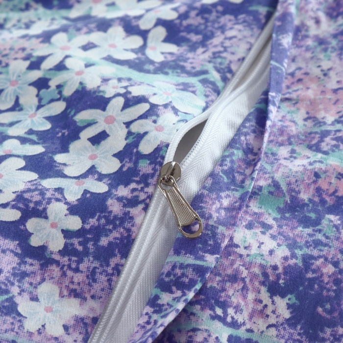 91家纺网 家纺一手货源 找家纺 OL家纺 2025新款13376全棉印花床盖三件套 普罗旺斯