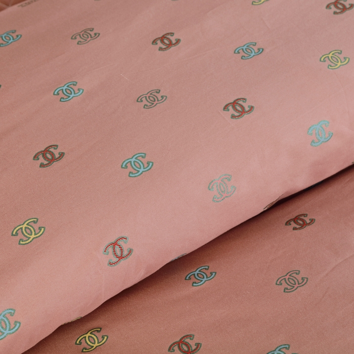 91家纺网 家纺一手货源 找家纺 OL家纺 2025新款13376全棉印花床盖三件套 欧风丽影-豆沙