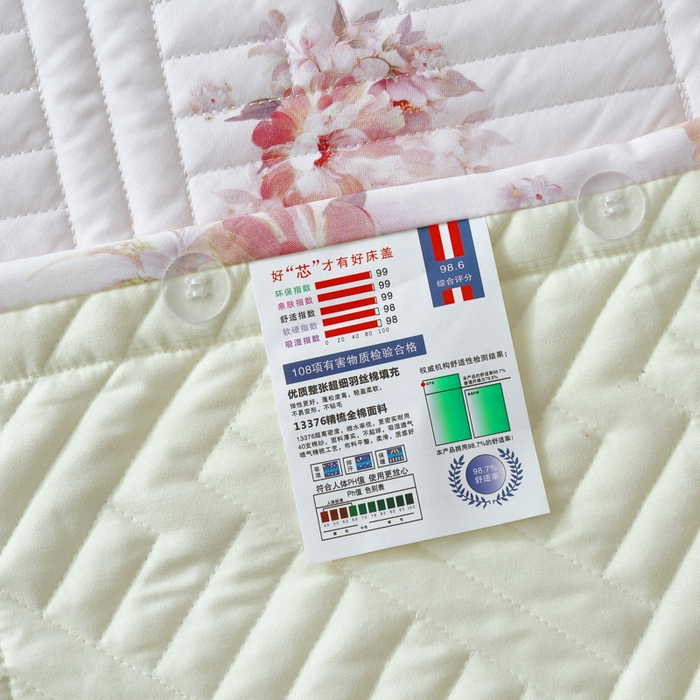 91家纺网 家纺一手货源 找家纺 OL家纺 2025新款13376全棉印花床盖三件套 舜华