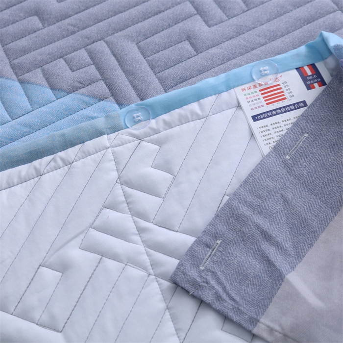 91家纺网 家纺一手货源 找家纺 OL家纺 2025新款13376全棉印花床盖三件套 兰博斯卡