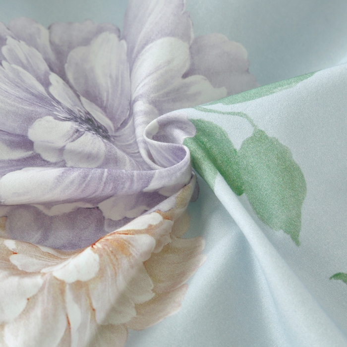 91家纺网 家纺一手货源 找家纺 OL家纺 2025新款13376全棉印花床盖三件套 月色