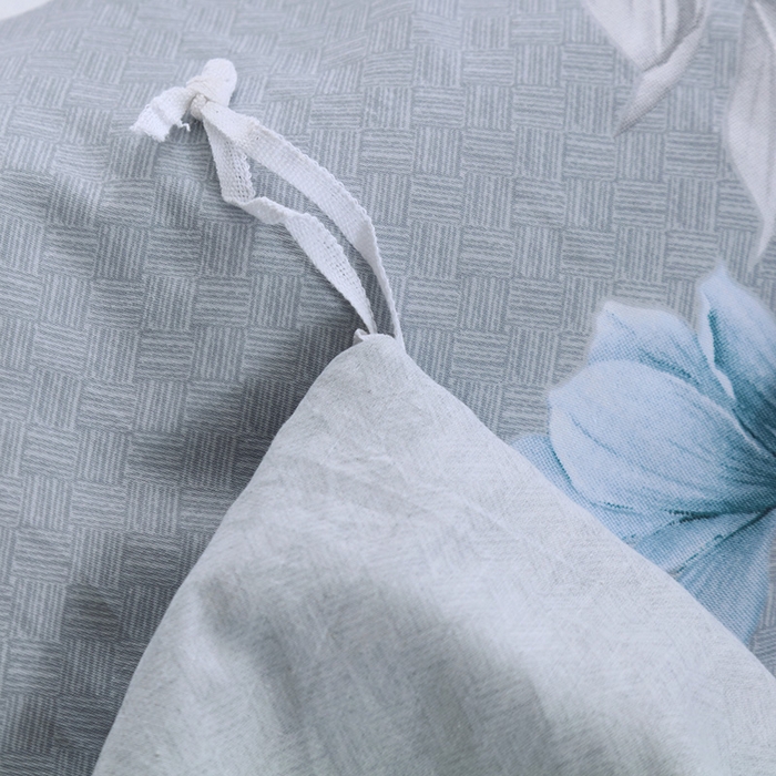 91家纺网 家纺一手货源 找家纺 OL家纺 2025新款13376全棉印花床盖三件套 花溪寻梦