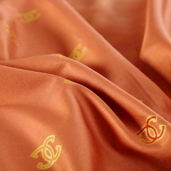 91家纺网 家纺一手货源 找家纺 OL家纺 2025新款13376全棉印花床盖三件套 欧风丽影-橙黄