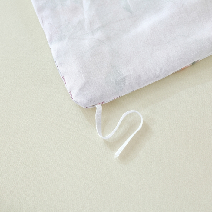 91家纺网 家纺一手货源 找家纺 OL家纺 2025新款13376全棉印花床盖三件套 落木静-红