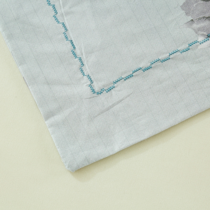 91家纺网 家纺一手货源 找家纺 OL家纺 2025新款13376全棉印花床盖三件套 逐梦