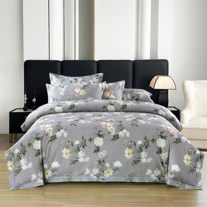 91家纺网 家纺一手货源 找家纺 OL家纺 2025新款13376全棉印花床盖三件套 来梦