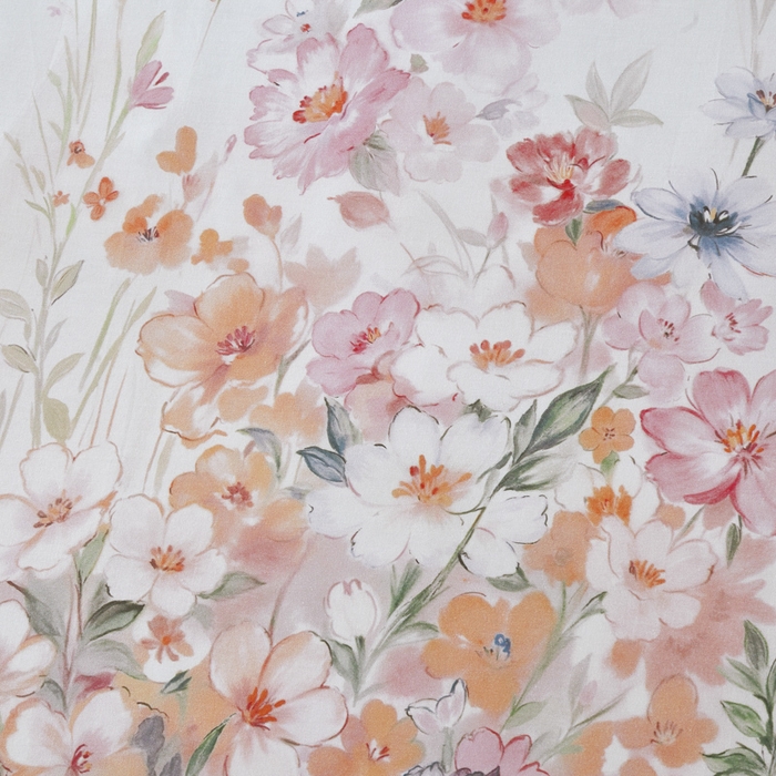 91家纺网 家纺一手货源 找家纺 OL家纺 2025新款13376全棉印花床盖三件套 落木静-红