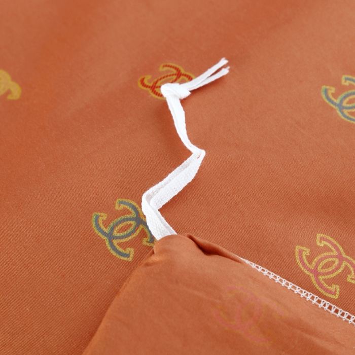 91家纺网 家纺一手货源 找家纺 OL家纺 2025新款13376全棉印花床盖三件套 欧风丽影-橙黄