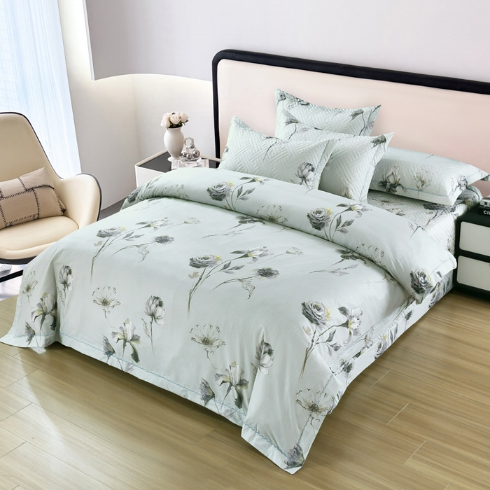 91家纺网 家纺一手货源 找家纺 OL家纺 2025新款13376全棉印花床盖三件套 逐梦