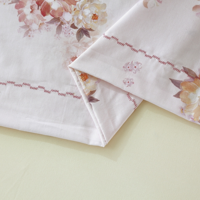 91家纺网 家纺一手货源 找家纺 OL家纺 2025新款13376全棉印花床盖三件套 舜华