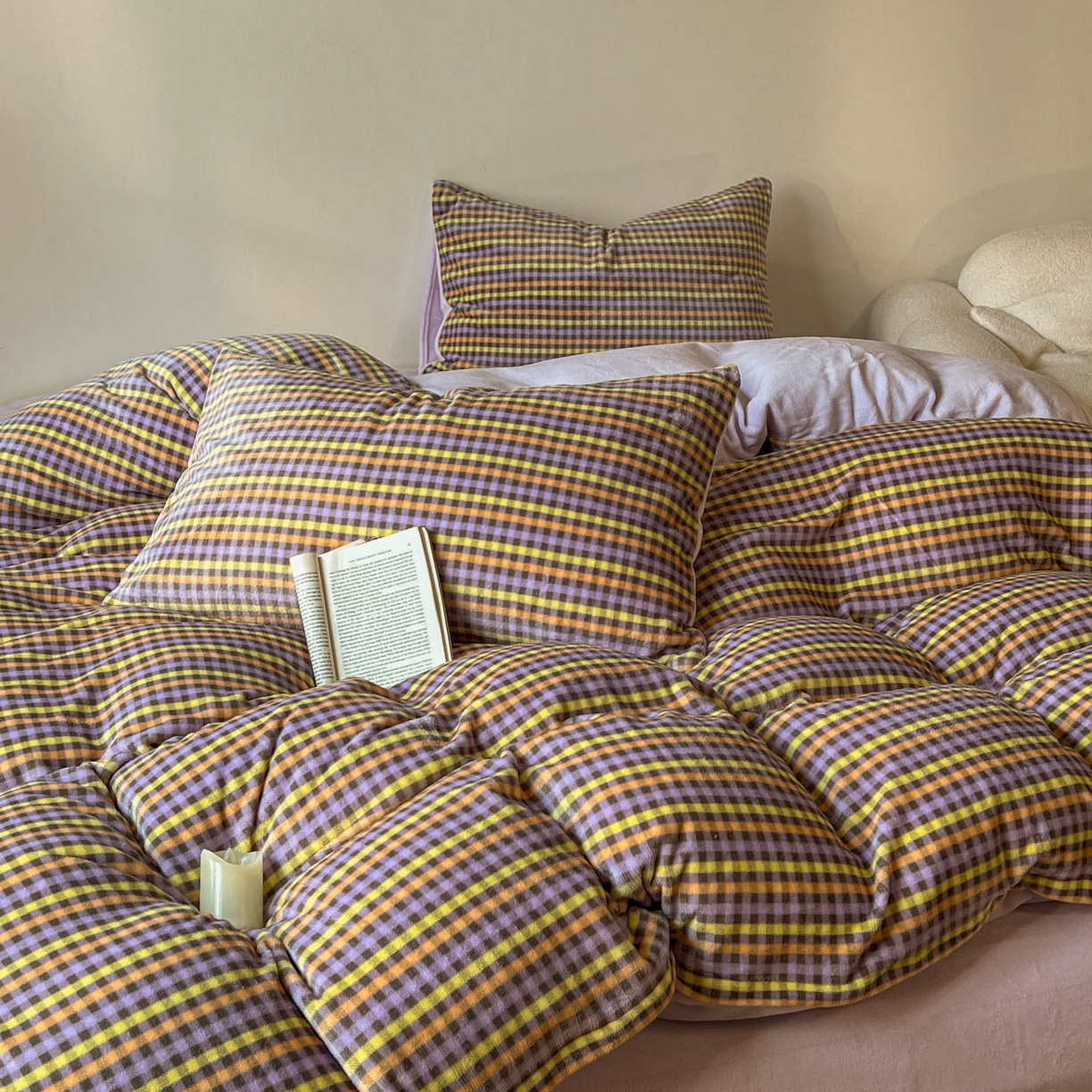 91家纺网 家纺一手货源 找家纺 （总）思诺羽床笠 2025新款加厚牛奶绒印花四件套