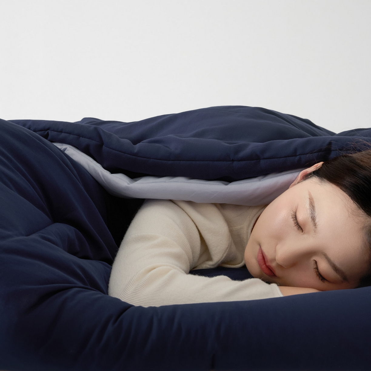 91家纺网 家纺一手货源 找家纺 夏罗俪 2025秋冬新款PRO2.0亚朵被子同款深睡被四季被冬被子母被春秋被保暖控温被子 冬被-深睡蓝