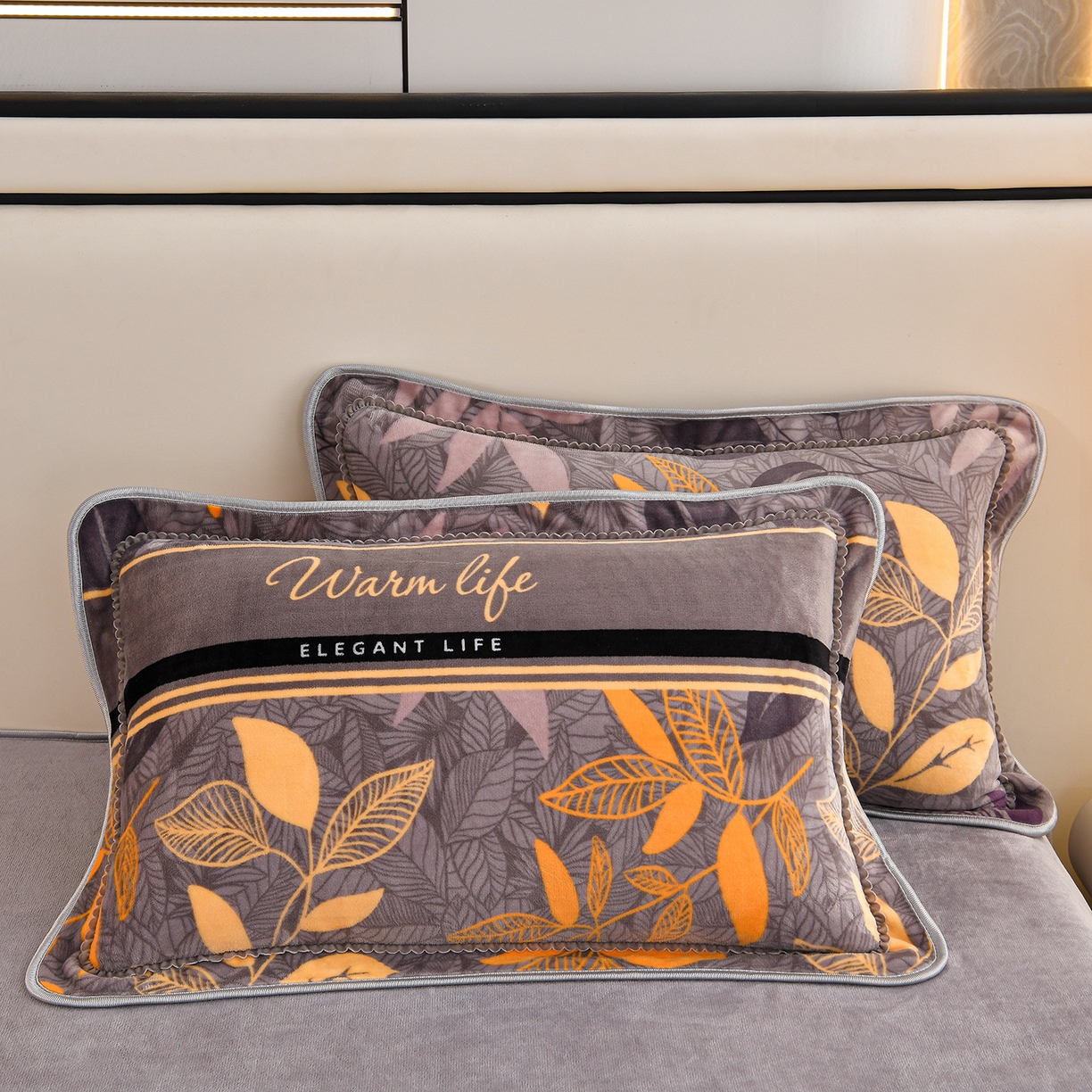 91家纺网 家纺一手货源 找家纺 羽梦2025新款8.5斤牛奶法莱绒金貂法兰绒四件套直播爆款 香叶流年