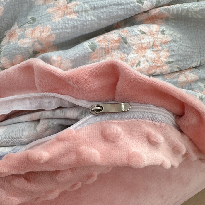 91家纺网 家纺一手货源 找家纺 一比一家纺 2025新款保暖舒适云感纱➕绒加绒四件套 兰亭序