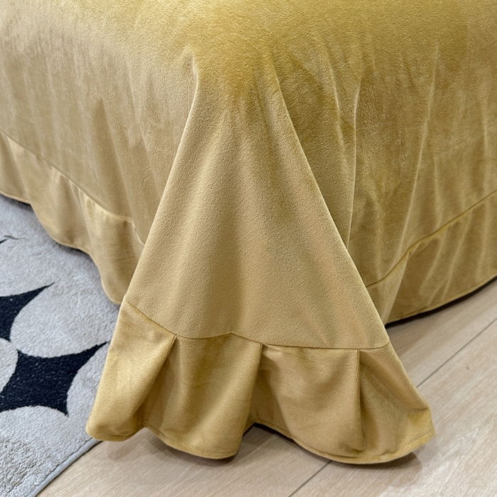 91家纺网 家纺一手货源 找家纺 一比一家纺 2025新款保暖舒适云感纱➕绒加绒四件套 兰溪