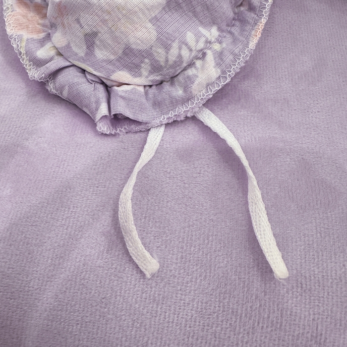 91家纺网 家纺一手货源 找家纺 一比一家纺 2025新款保暖舒适云感纱➕绒加绒四件套 紫蔓花开