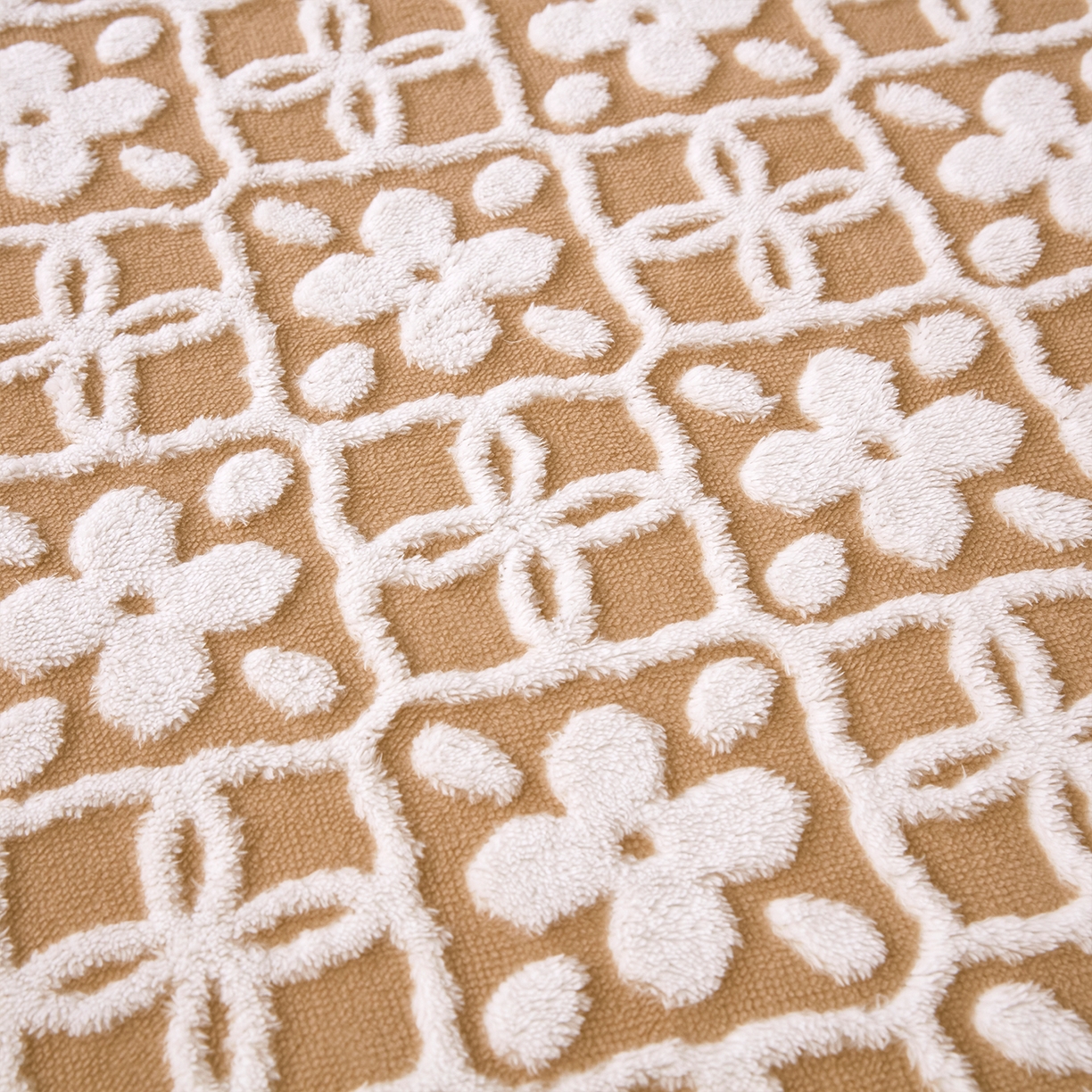 91家纺网 家纺一手货源 找家纺 云玲时尚 2025新款阳离子塔芙绒床笠 山茶卡其