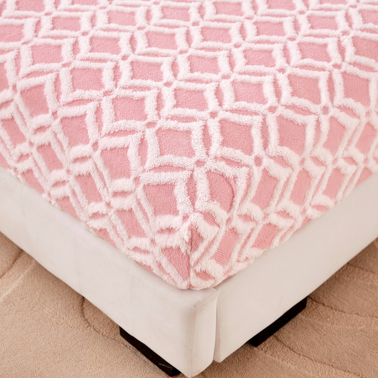 91家纺网 家纺一手货源 找家纺 （总）云玲时尚 2025新款阳离子塔芙绒床笠