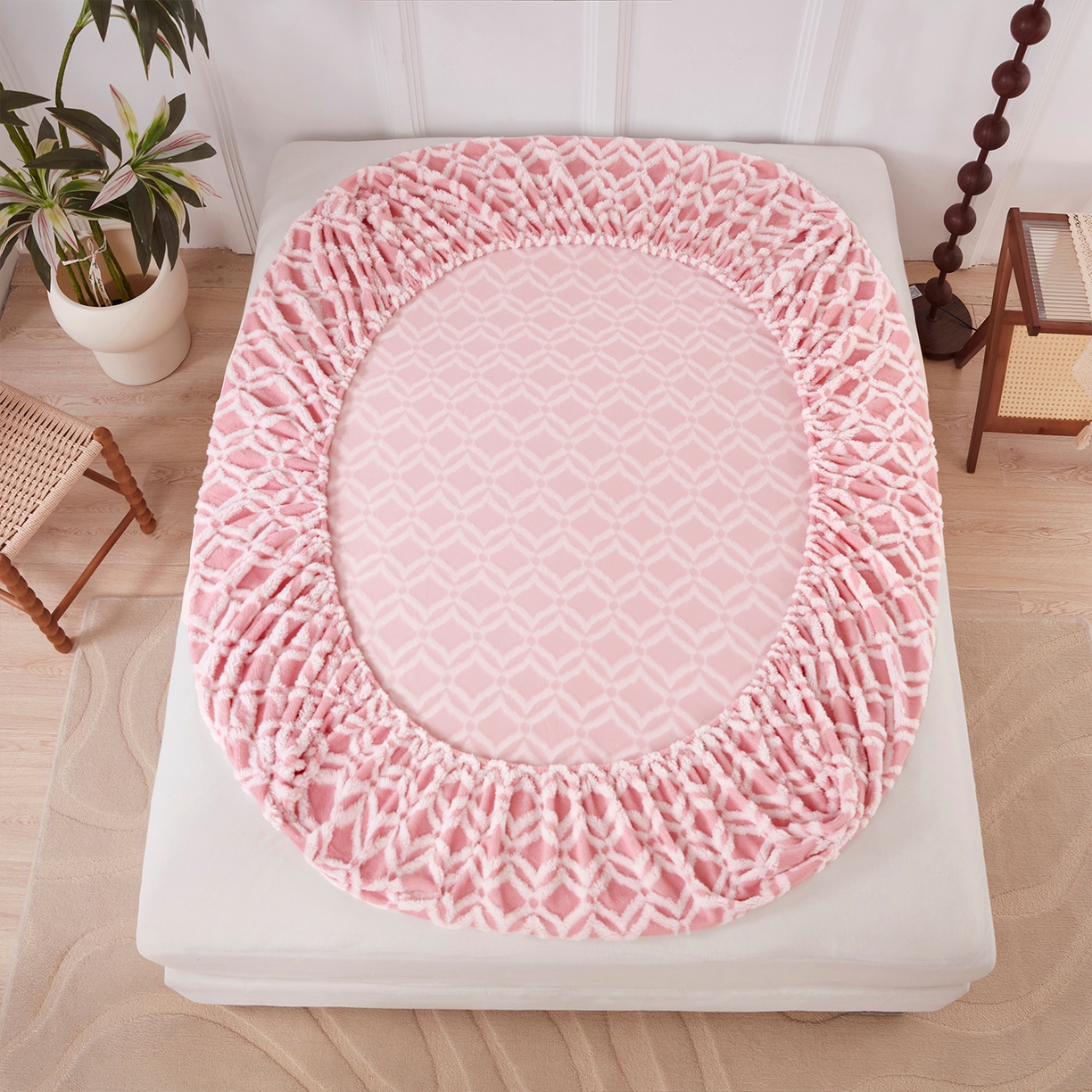 91家纺网 家纺一手货源 找家纺 （总）云玲时尚 2025新款阳离子塔芙绒床笠