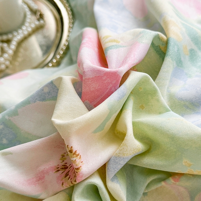 91家纺网 家纺一手货源 找家纺 壹号库 2025新款全棉四件套 薄雾玫瑰