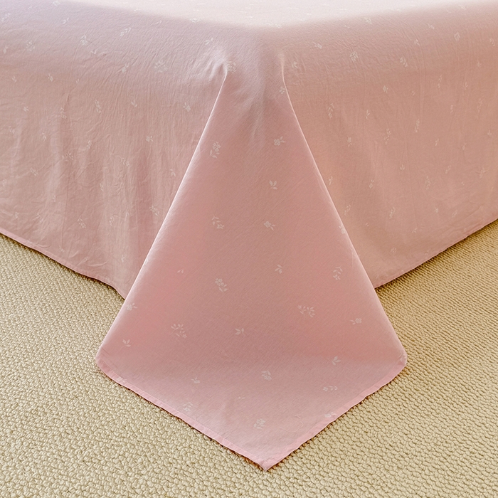 91家纺网 家纺一手货源 找家纺 壹号库 2025新款全棉四件套 粉茉