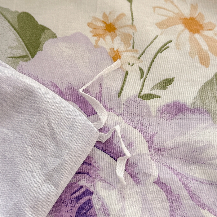 91家纺网 家纺一手货源 找家纺 壹号库 2025新款全棉四件套 紫梦