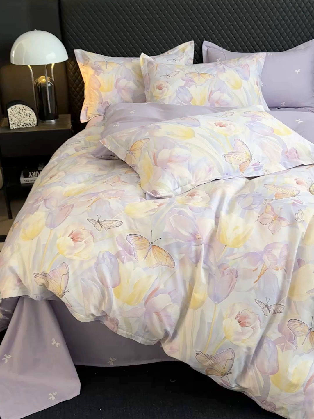 91家纺网 家纺一手货源 找家纺 壹号库 2025新款全棉四件套 莫奈印象