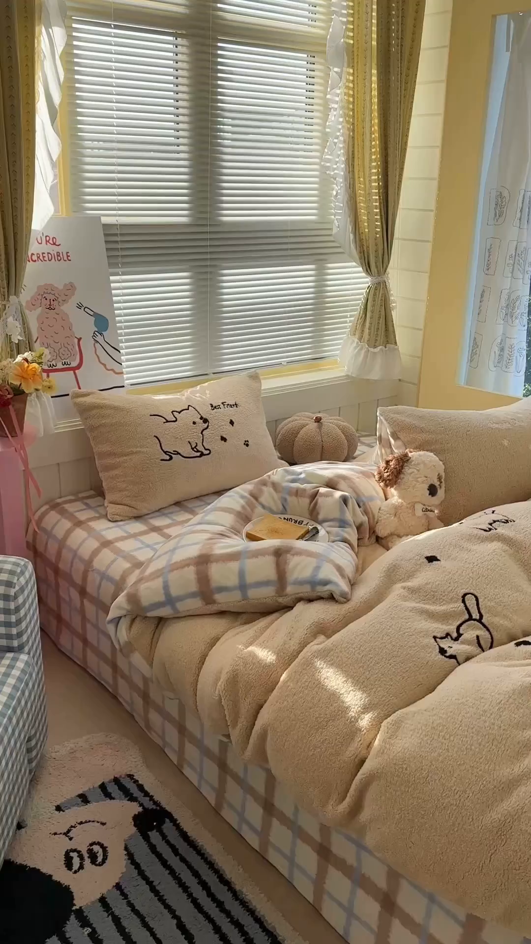 91家纺网 家纺一手货源 找家纺 （总）暖生活 2025新款高克重细颗粒羊羔绒四件套