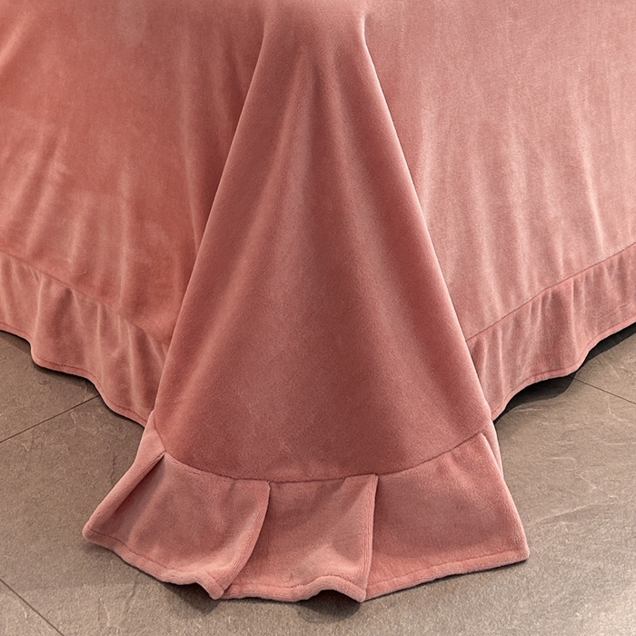 91家纺网 家纺一手货源 找家纺 （总）美芝莱床垫 2025新款牛奶绒全消光亲肤舒适大牌风四件套