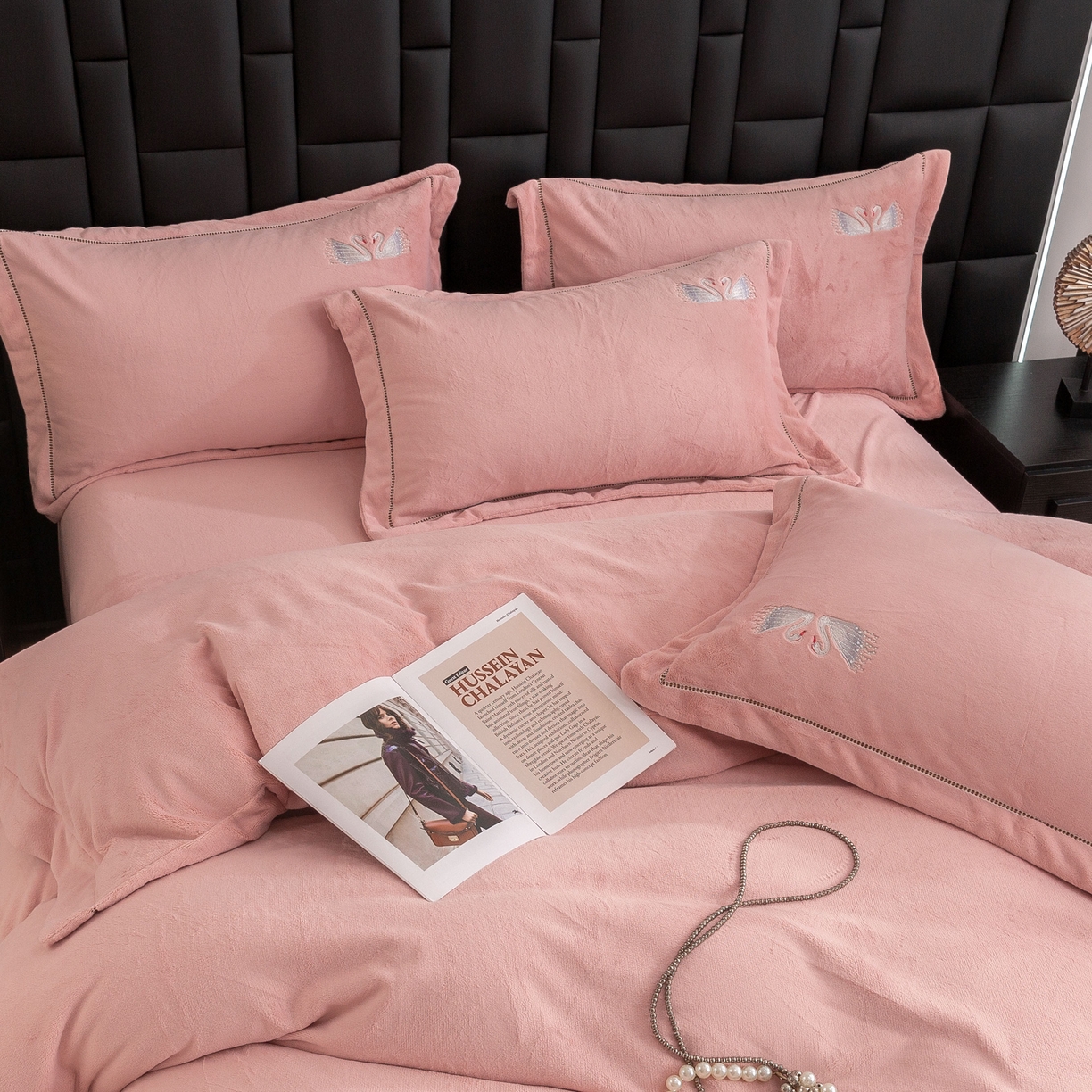 91家纺网 家纺一手货源 找家纺 （总）美芝莱床垫 2025新款全消光牛奶绒四件套-富丽雅