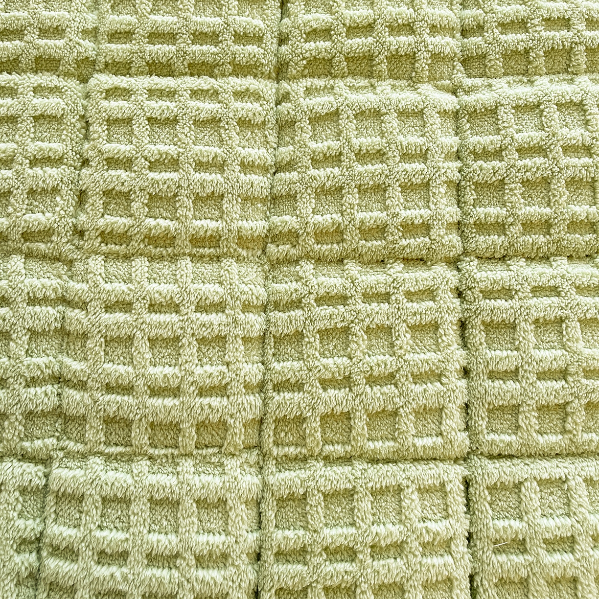 91家纺网 家纺一手货源 找家纺 予梦家纺 2025新款塔芙绒加厚夹棉床笠床垫保护套 星梦格 果绿