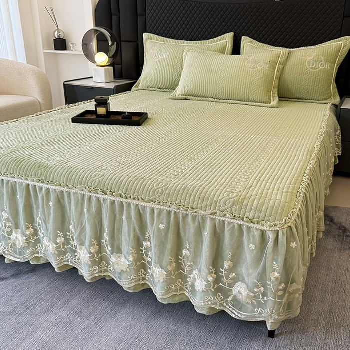 91家纺网 家纺一手货源 找家纺 （总）美芝莱床垫 2025秋冬新款亲肤舒适牛奶绒床盖款四件套