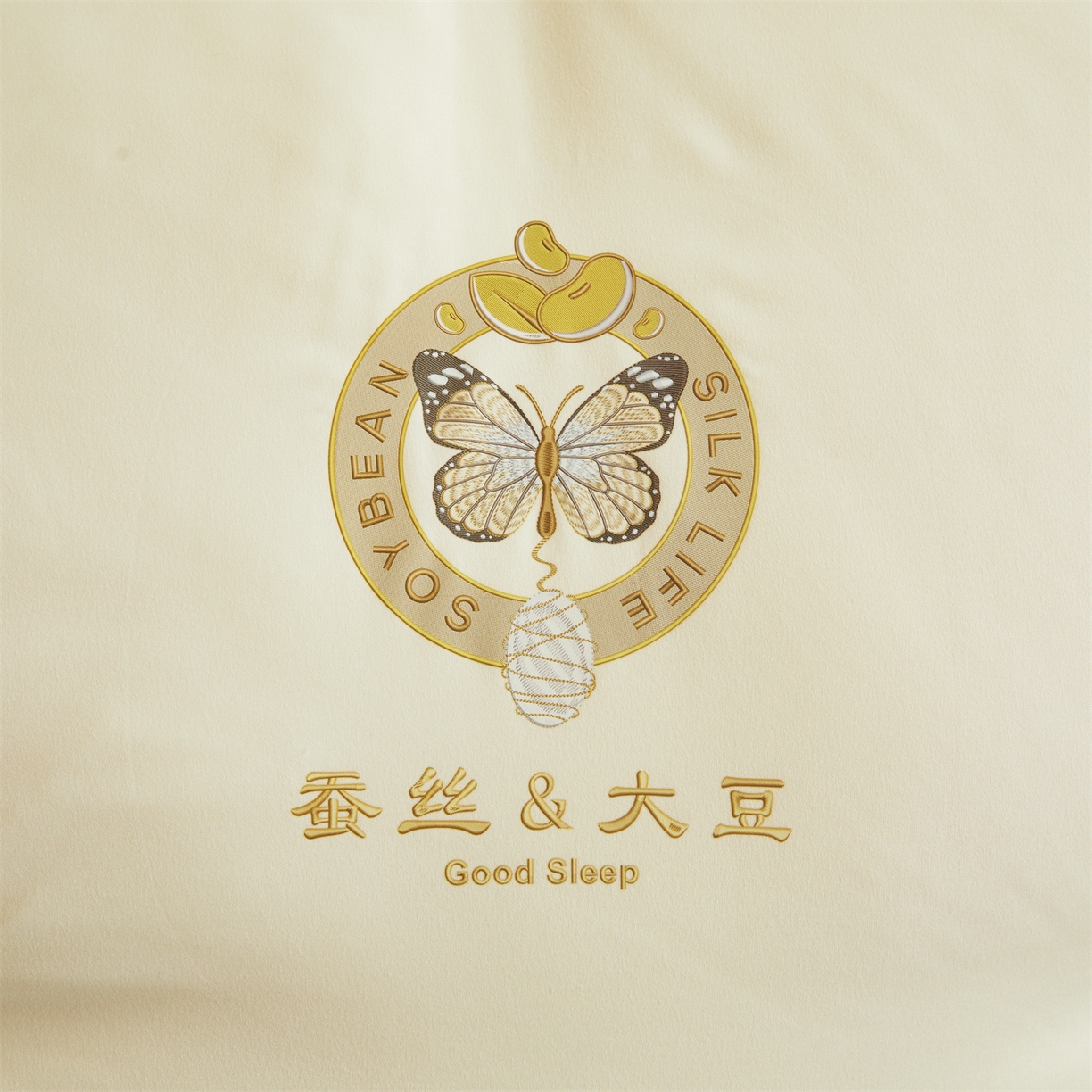 91家纺网 家纺一手货源 找家纺 （总）上学郎家居 2025新款水洗棉大豆被子被芯-蝶舞