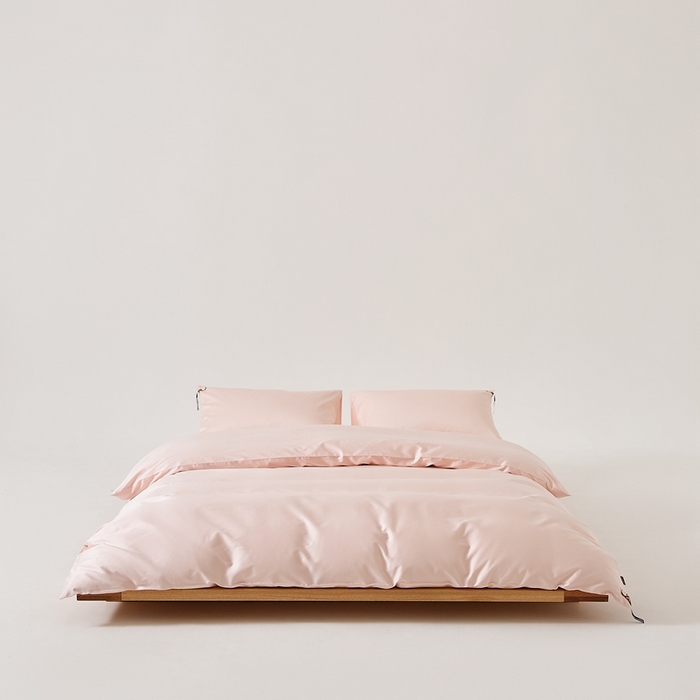 91家纺网 家纺一手货源 找家纺 涞澳家纺 2025新款亲肤舒适100S全棉分体（无衬系列）被套单品被套单件被套 100支全棉-润玉粉