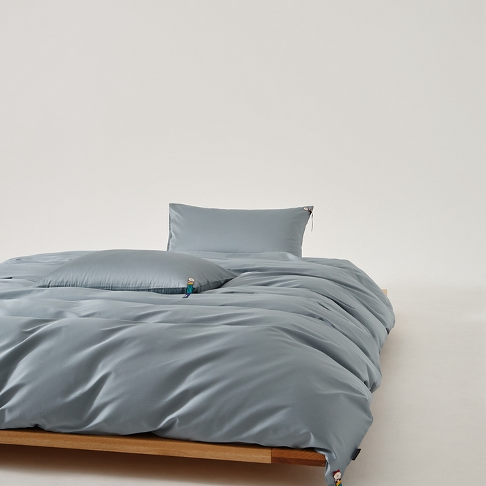 91家纺网 家纺一手货源 找家纺 涞澳家纺 2025新款亲肤舒适100S全棉分体（无衬系列）被套单品被套单件被套 100支全棉-蓝灰