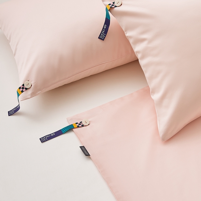 91家纺网 家纺一手货源 找家纺 涞澳家纺 2025新款亲肤舒适100S全棉分体（无衬系列）被套单品被套单件被套 100支全棉-润玉粉